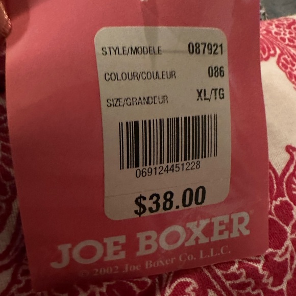XL Joe Boxer Flannel Paisley PJ Pants - Picture 4 of 5